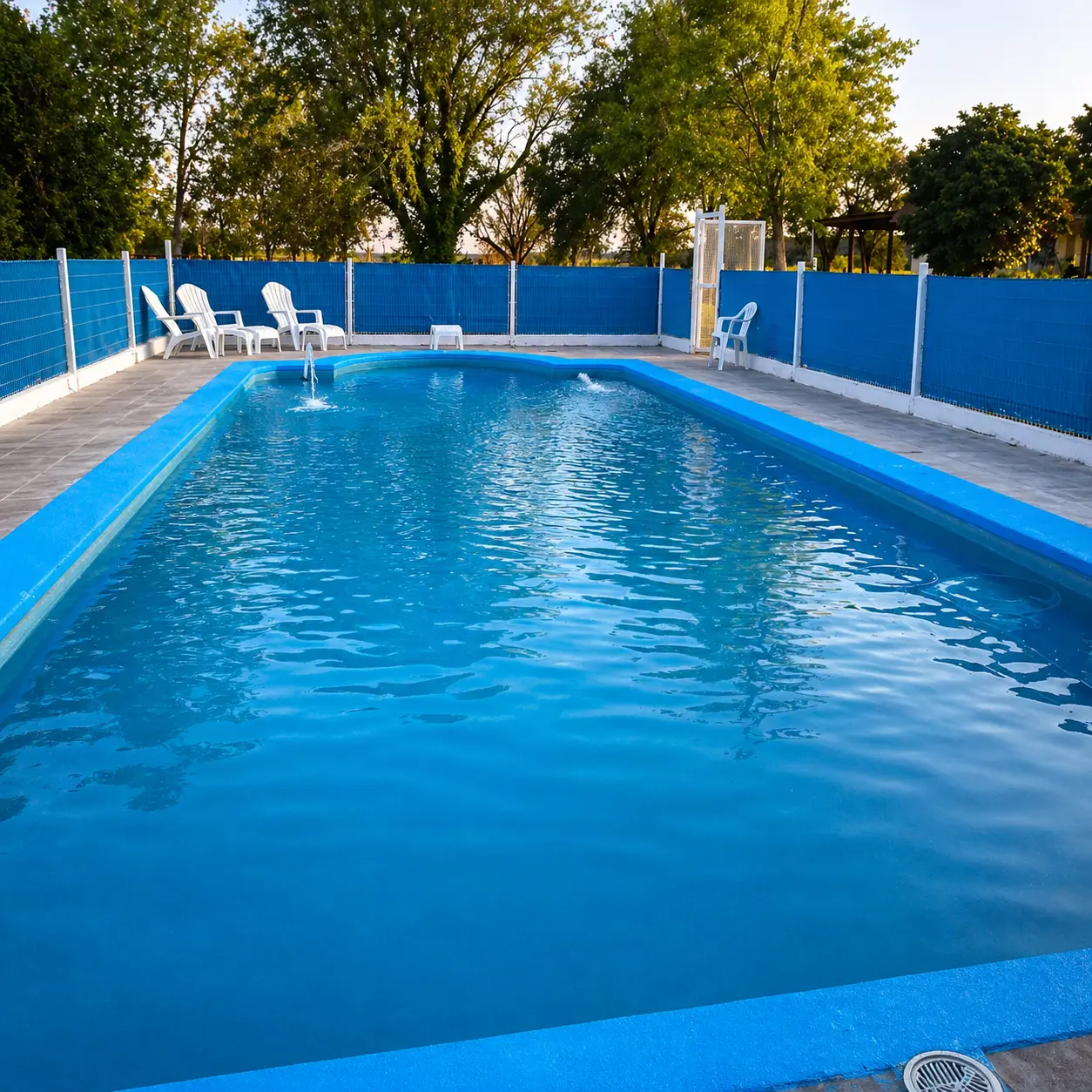 Pileta techada del Motel ACA