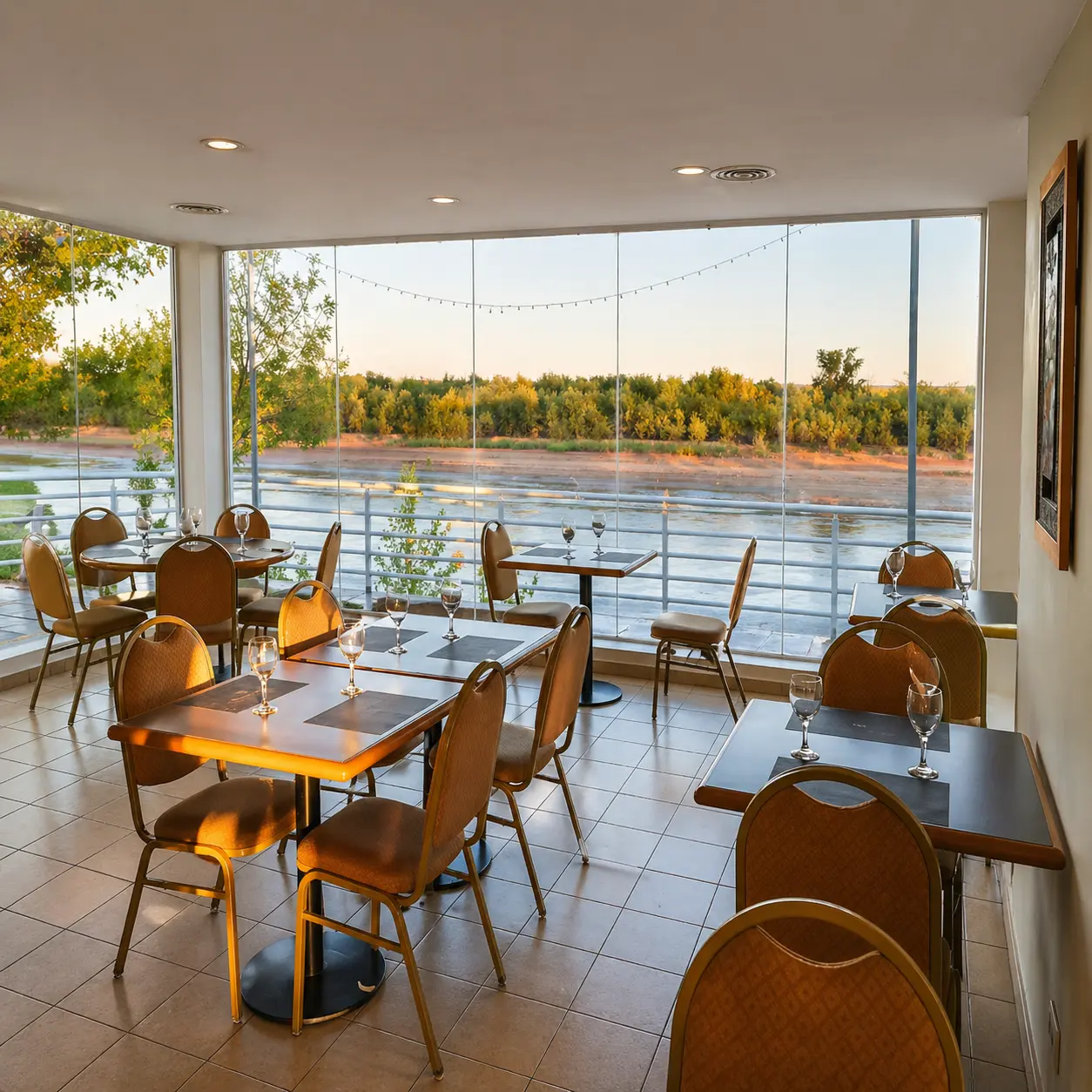 Restaurante en el predio del motel